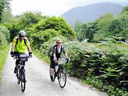Cycling in Nanmor Valley