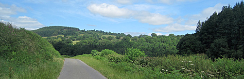 A valley in the Deerfold, Herefordshire